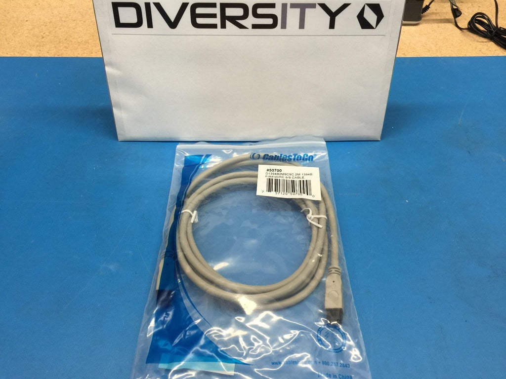 Cables To Go 50700 (D1394B2M9C9C) 2M IEEE-1394B Firewire 9pin to 9pin Male/Male