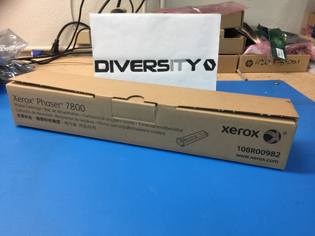 Genuine Xerox Phaser 7800 Waste Cartridge 108R00982 *BRAND NEW*