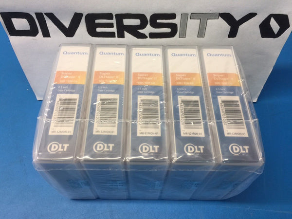 Quantum Super DLTtape II 300/600GB MR-S2MQN-01 *LOT OF 5 TAPES BRAND NEW SEALED*