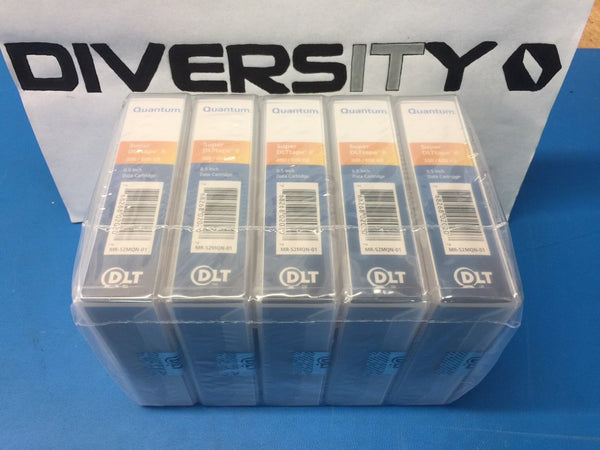 Quantum Super DLTtape II 300/600GB MR-S2MQN-01 *LOT OF 5 TAPES BRAND NEW SEALED*