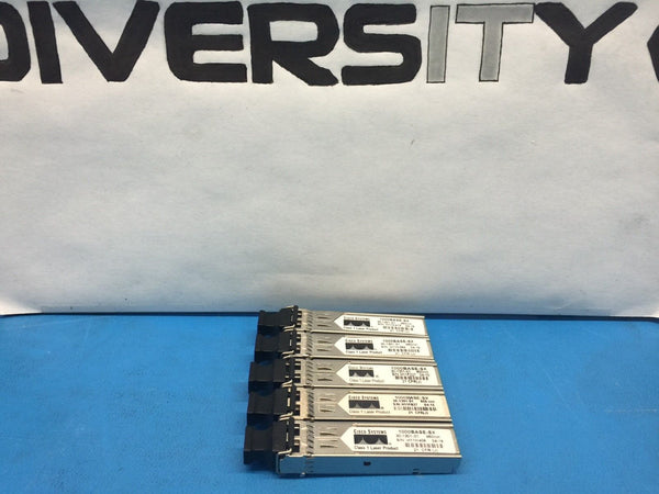Cisco 1000BASE-SX 850nm Transceiver Module GLC-SX-MM 30-1301-01 *Lot of 5*