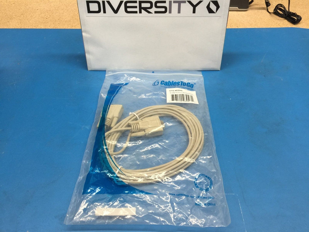 Cables To Go 03046 15' DB9 F/F Serial RS232 Null Modem Cable