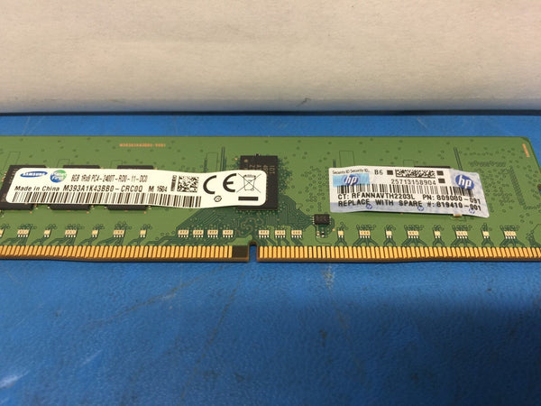 Samsung M393A1K43BB0-CRC0Q HP 809080-091 819410-001 (8GB 1Rx8 PC4-2400T)