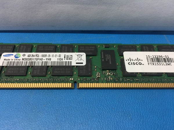 Samsung M393B5170FH0-YH9 Cisco 15-12296-01 N01-M304GB1 (4GB 2Rx4 PC3L-10600R)