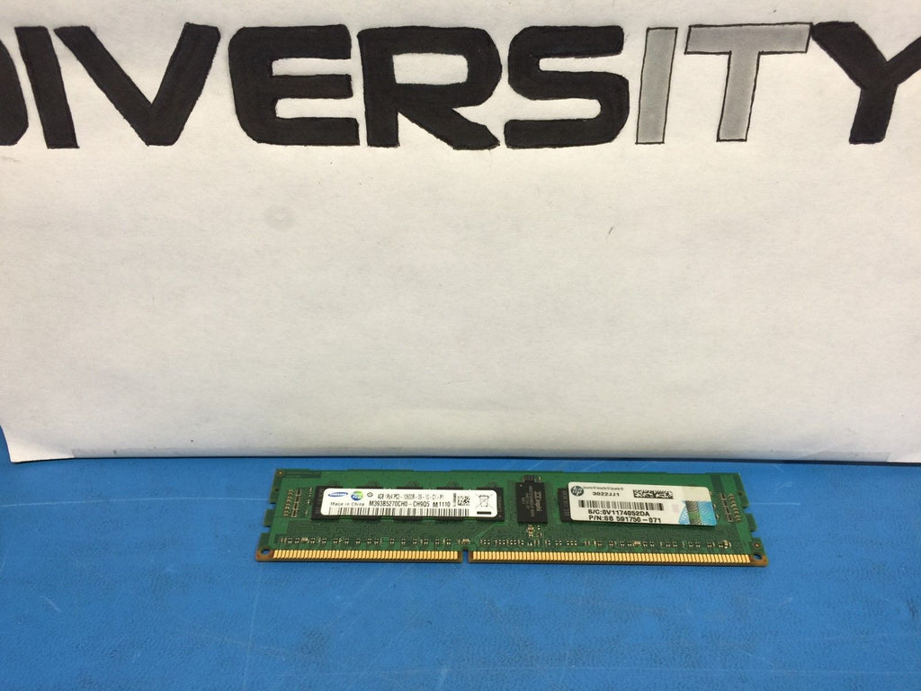 Samsung M393B5270CH0-CH9Q4 HP 591750-071 595424-001 (4GB 1Rx4 PC3-10600R)