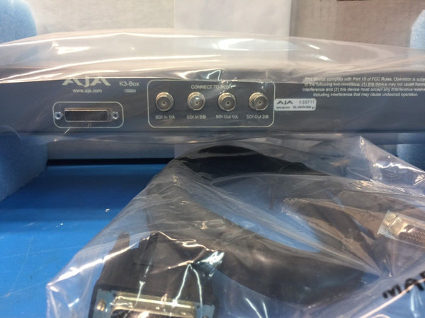 AJA K3-BOX Breakout Box for KONA 3 Video System 102053 *BRAND NEW SEALED *
