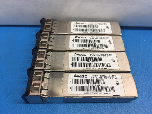 Avago 4Gbps Multi-Rate Optical Transceiver Module AFBR-57R6APZ-EMC *Lot of 4*