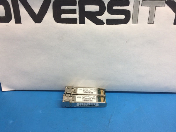 Cisco 8GB SFP+ 850nm Transceiver DS-SFP-FC8G-SW 10-2418-01 *Lot of 2*