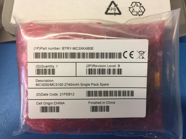 Replacement Battery Motorola/Symbol MC3000 MC3100 Scanner 2740mAh BTRY-MC3XKAB0E