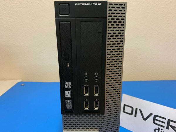 Dell Optiplex 7010 SFF Intel i7-3770 3.4GHz 8GB RAM 500GB HD DVD+/-RW Win 10 Pro