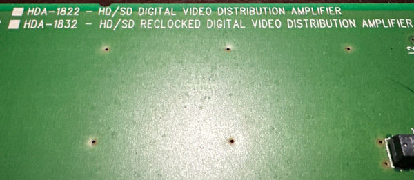 Miranda HDA-1832 1x9 SDI-HD Reclocking EQ DA for Densite Frame