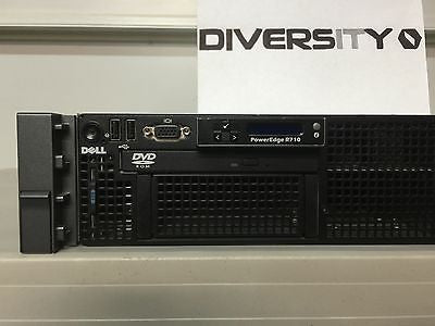 Dell Poweredge R710 Intel E5502 Xeon 1.86GHz Dual Core 16GB RAM DVD 8x 2.5" Bays