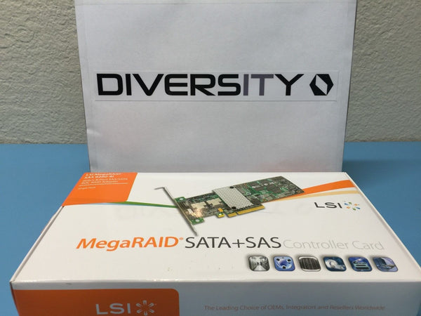 LSI MegaRAID SAS 9260-8i 6Gb/s 8-Port RAID Adapter *Brand NEW SEALED* LSI00198