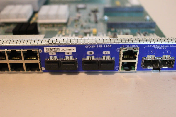 Juniper SRX3K-SFB-12GE Switch Fabric Board with 8x10/100/1000 Copper + 4xGE SFP