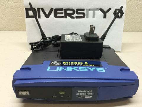Linksys WAP54G Wireless-G Access Point W/ SES – Diversity IT