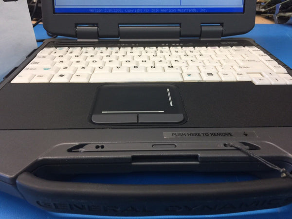 General Dynamics GD8200 Toughbook i7 2.2GHz 8GB 120GB SSD *No OS Win 7Pro COA*