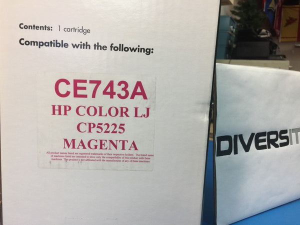 LaserCare HP Compatible Color LaserJet CP5225 CE743A MAGENTA *BRAND NEW*