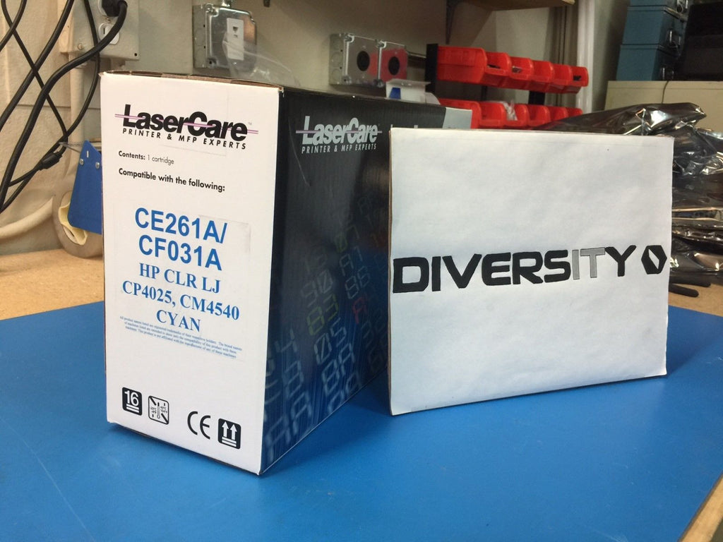 LaserCare HP Compatible Color LJ CP4025 CM4540 CE261A CF031A CYAN *BRAND NEW*