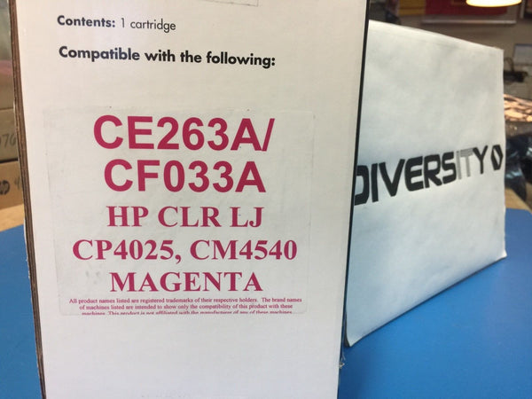 LaserCare HP Compatible Color LJ CP4025 CM4540 CE263A CF033A MAGENTA *BRAND NEW*