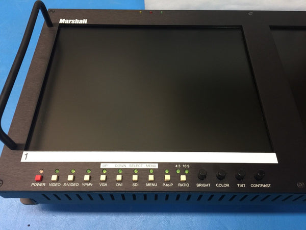 Marshall TFT-MegaPixel SDI Multiformat Dual Screen 10.4" Monitor V-R102DP-SD