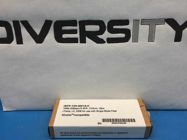 iSFP-100-SM15-C 155M 100Base-FX SFP 1310nm 15km Alcatel Compatible *NEW*
