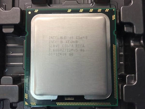 Matched Pair Intel Xeon E5640 12M Cache 2.66GHz Quad Core SLBVC *SOLD AS A PAIR*