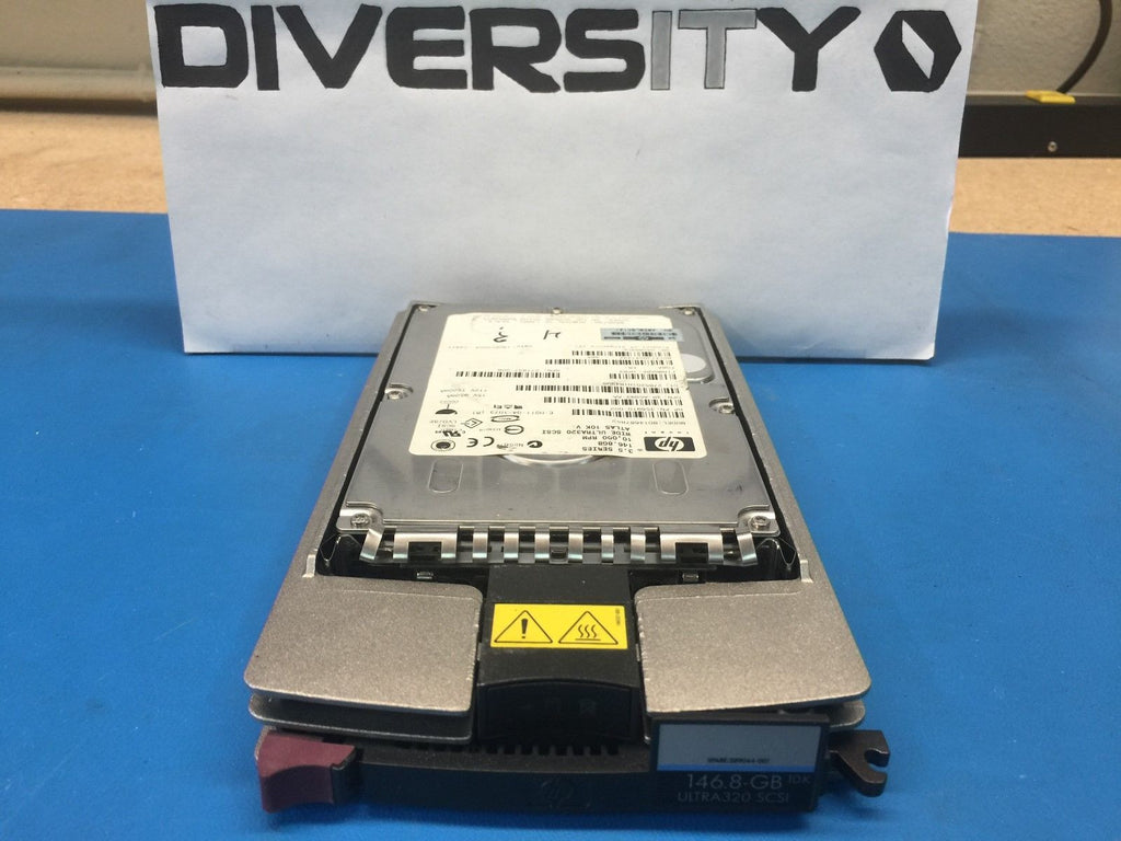 HP 146GB U320 SCSI 10K 3.5" BD14687B52 356910-002 286716-B21 HDD w/ Caddy