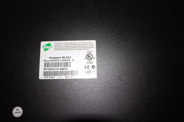 Digi 50001352-03 Passport 48 2AC Integrated Console Server 48 ports and dual AC