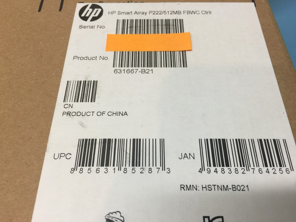 HP Smart Array P222/512MB FBWC SAS Controller 631667-B21 *Brand New Sealed*