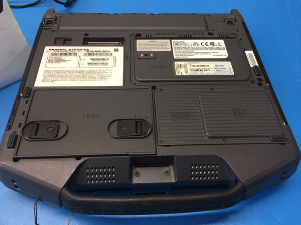General Dynamics GD8200 Toughbook i7 2.2GHz 8GB 120GB SSD *No OS Win 7Pro COA*