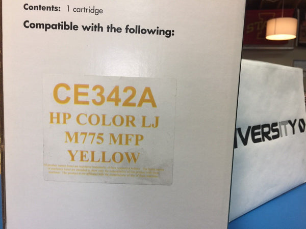 LaserCare HP Compatible Color LaserJet M775 MFP CE342A YELLOW *BRAND NEW*