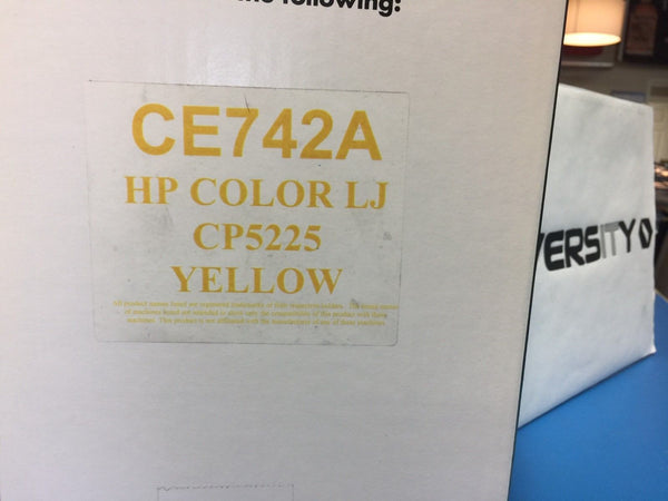 LaserCare HP Compatible Color LaserJet CP5225 CE742A YELLOW *BRAND NEW*
