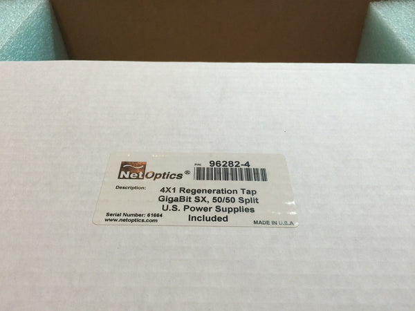 NetOptics 4x1 Passsive Regeneration Tap Gigabit SX 96282-4