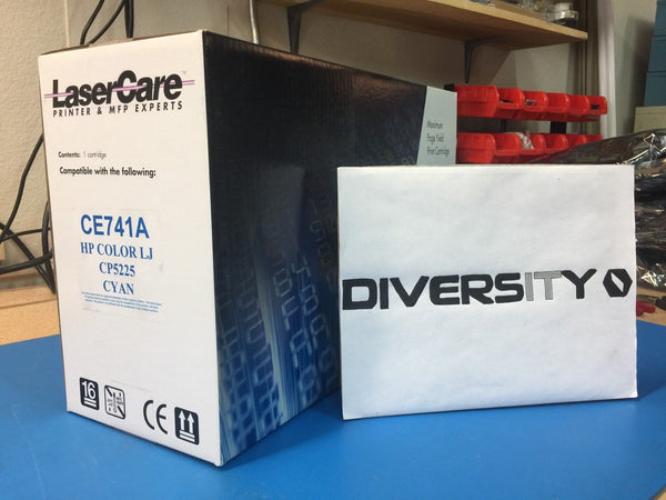 LaserCare HP Compatible Color LaserJet CP5225 CE741A CYAN *BRAND NEW*